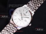 Perfect Replica Longines Lyre White Dial Stainless Steel Round Bezel 39mm Men's Watch